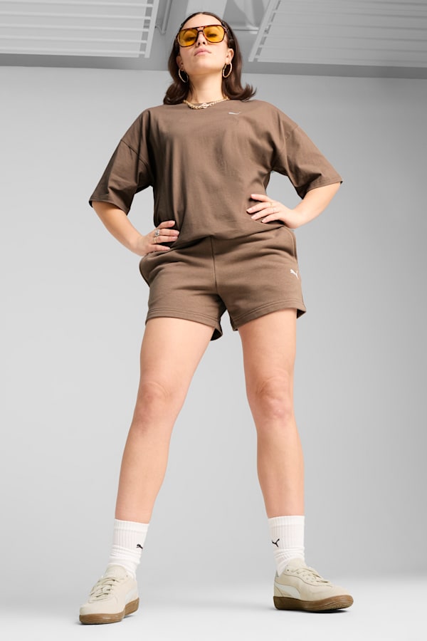 WARDROBE Essentials 4" Shorts Women, Totally Taupe, extralarge
